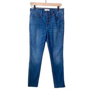 Madewell 10” High-Rise Skinny Crop Size 28 EUC